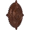 Ekena Millwork Haylynn Ceiling Medallion (Fits Canopies up to 1 1/4"), 29 1/8"OD x 1 1/4"ID x 4"P, Copper Penny CM29HYCPS - alternate 4